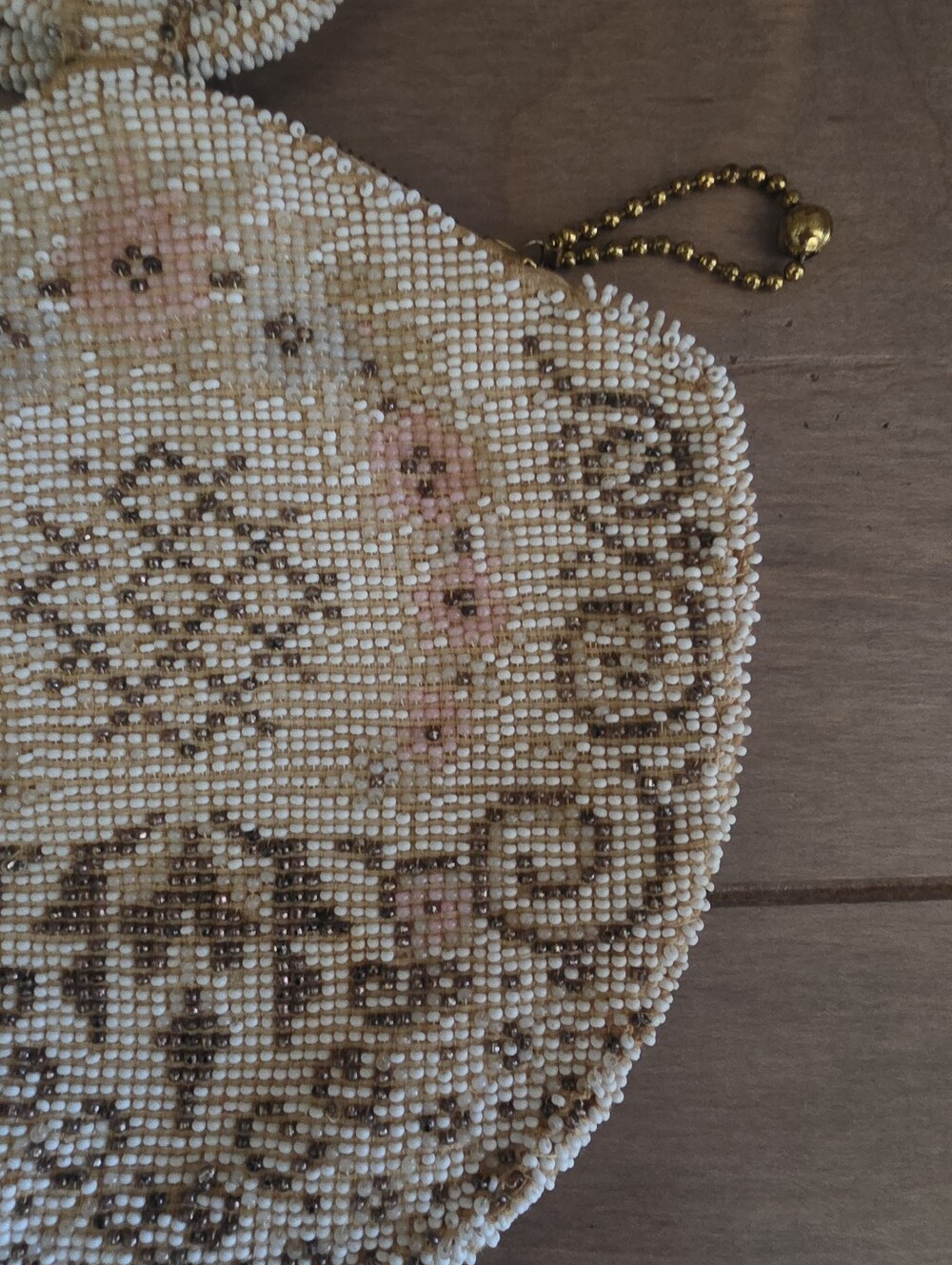 Vintage 1930s Czech Glass Seed Beaded Bag - Picture 5 of 16
